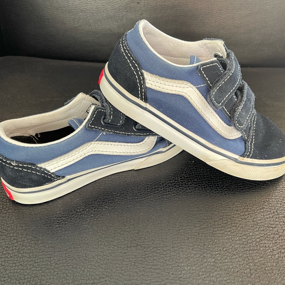 Toddler Blue Vans Size 10